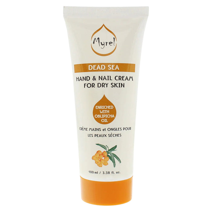 Cremă pentru mâini și unghii Myrel Dead Sea, hidratantă, pentru piele uscată, 100 ml