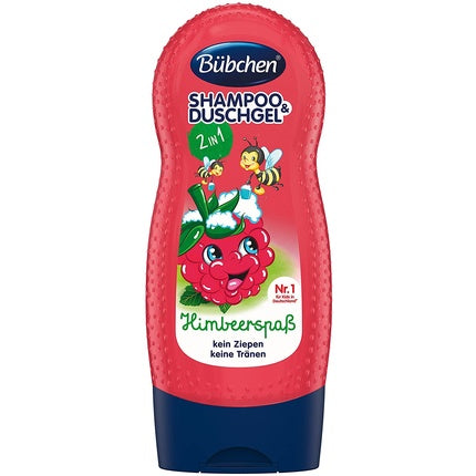 Șampon Gel Duș 2 în 1 Bübchen Kids Zmeură, 230ml
