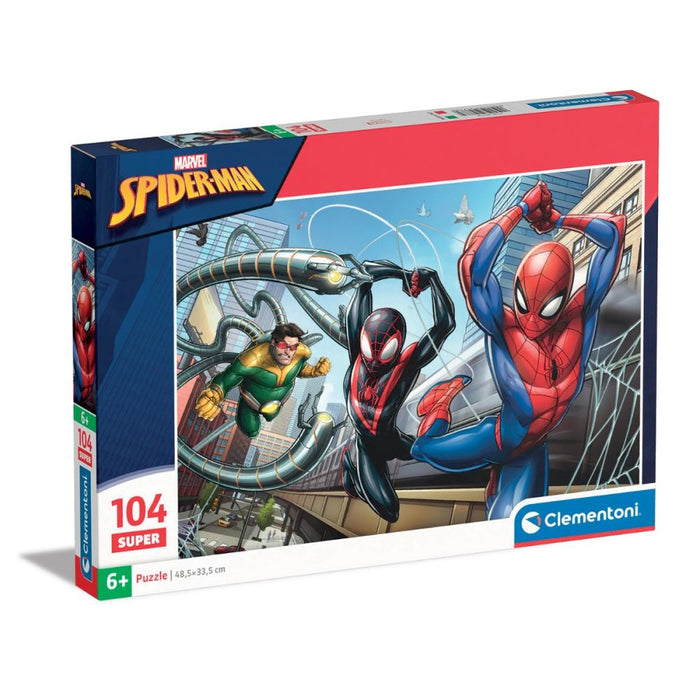Puzzle Clementoni Marvel Spider-Man Super, 104 piese, 6+ ani
