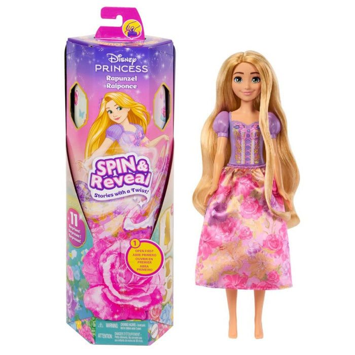 Păpușă Mattel Disney Princess Spin & Reveal, diverse modele, 3+ ani
