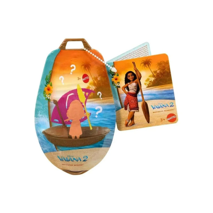 Bărcuță Mattel Disney Vaiana 2 Wayfinder Wonders, personaj surpriză, 3+ ani