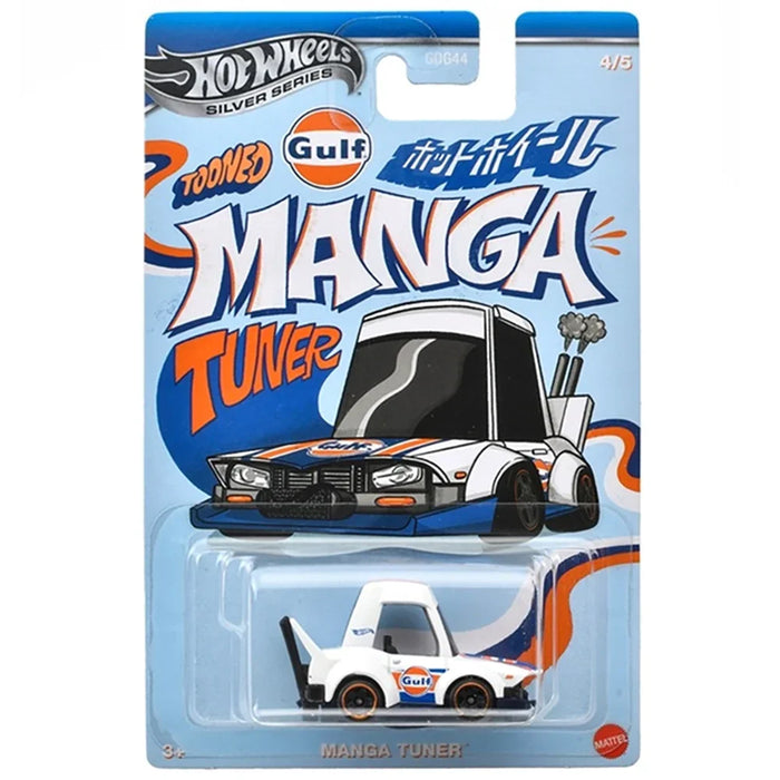 Mașinuță Mattel Hot Wheels, Gulf Tooned Manga Tuner, 3+ ani