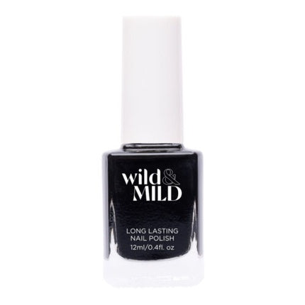 Smalți unghii Wild & Mild Lady In Black, negru mat, 12ml