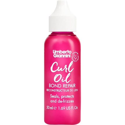 Umberto Giannini Curl Oil Bond Repair Defrizz and Repair Hair Oil pentru bucle, 50ml