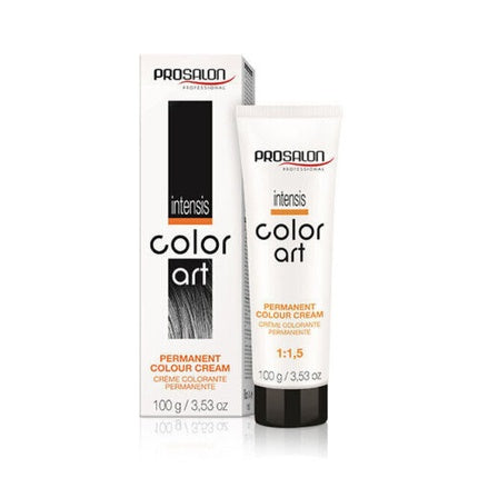 Culoare permanentă pentru păr, Chantal Prosalon Intensis Color Art, Negru intens, 100ml
