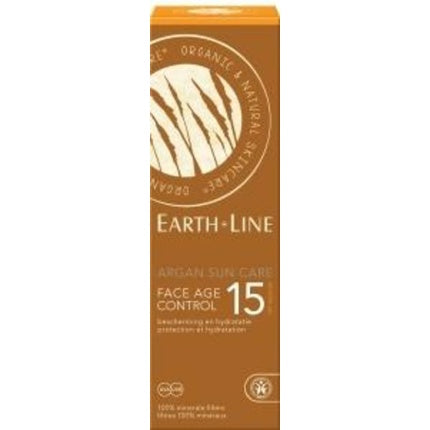 Earth-Line Argan Biosun Face Age SPF15, Cremă solară facială, 40ml
