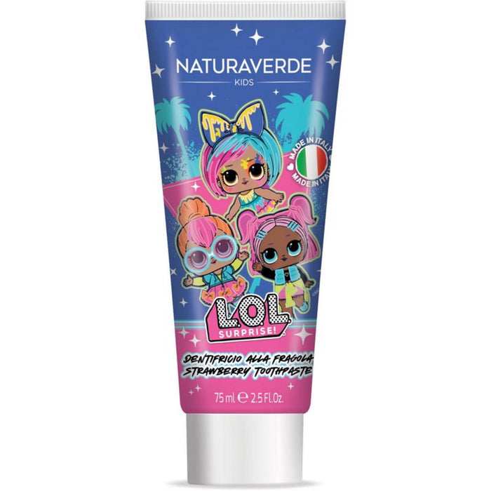 Pastă de dinți Naturaverde Kids, cu aromă de căpșuni, 75 ml