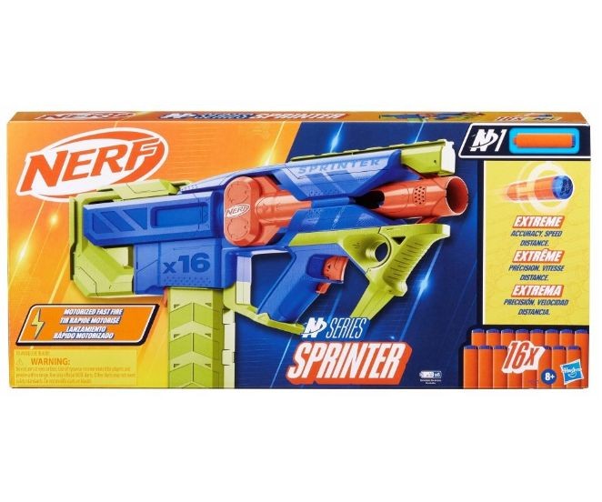 Blaster Hasbro Nerf N Series Sprinter, 16 darts, 8+ ani
