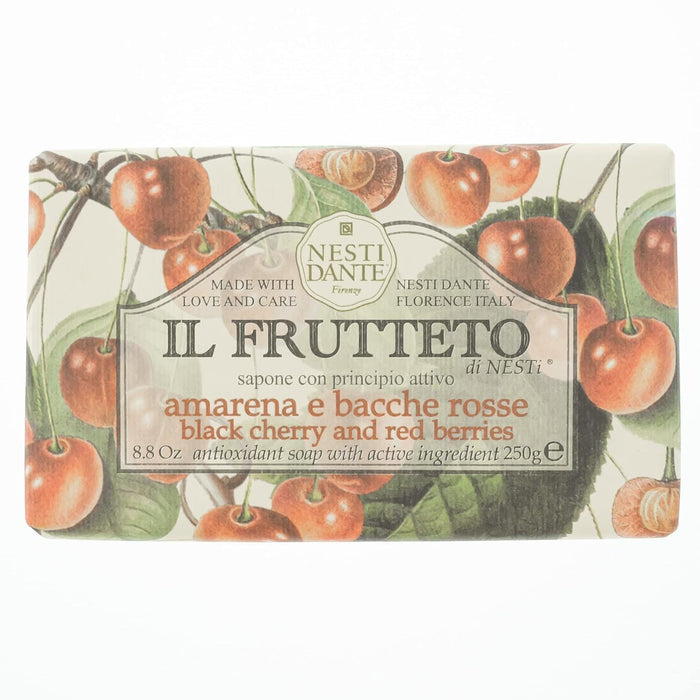 Săpun solid Nesti Dante Il Frutteto, Black Cherry & Red Berries, antioxidant, 250 g