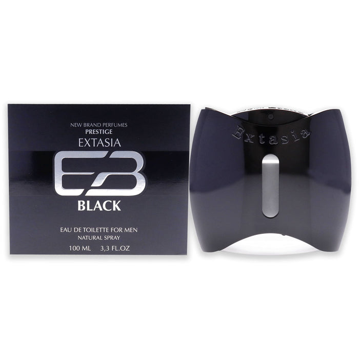 Apă de toaletă New Brand Extasia Black, pentru bărbați, 100 ml