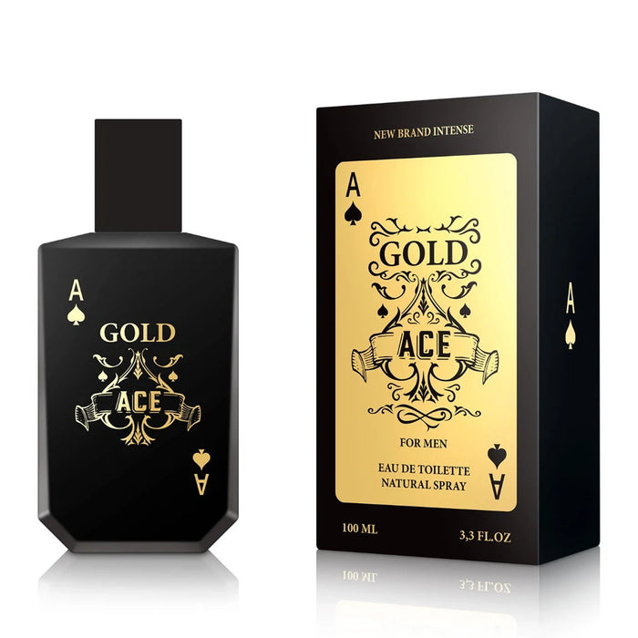 Apă de toaletă New Brand Gold Ace, pentru bărbați, 100 ml