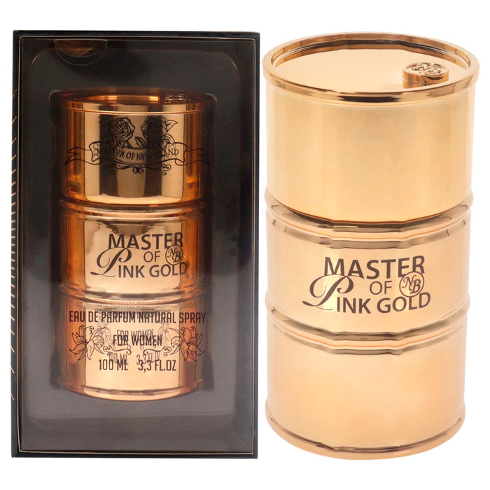 Apă de parfum New Brand Master of Pink Gold, pentru femei, 100 ml