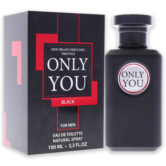 Apă de toaletă New Brand Prestige Only You Black, pentru bărbați, 100 ml