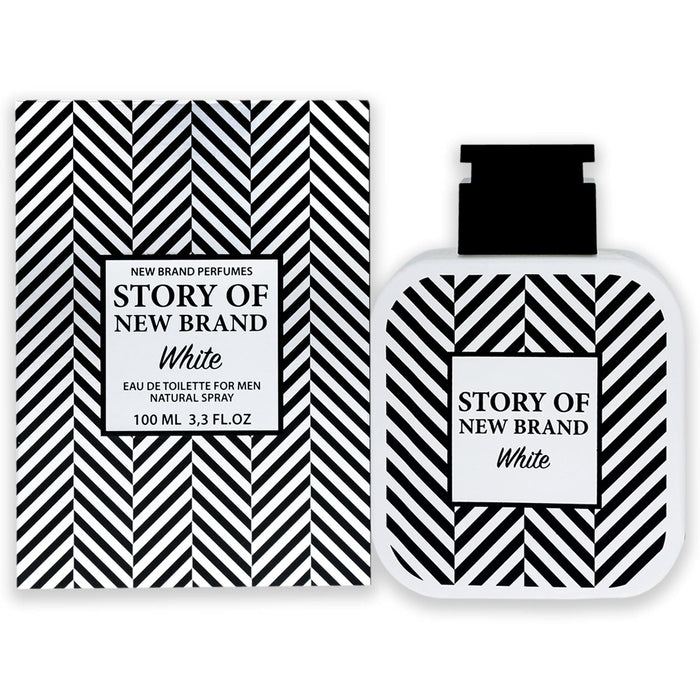 Apă de toaletă New Brand Story Of New Brand White, pentru bărbați, 100 ml