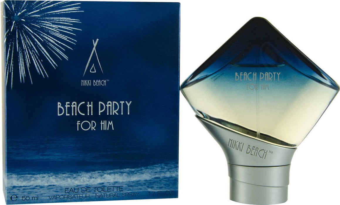 Apă de toaletă Nikki Beach Beach Party, pentru bărbați, 50 ml