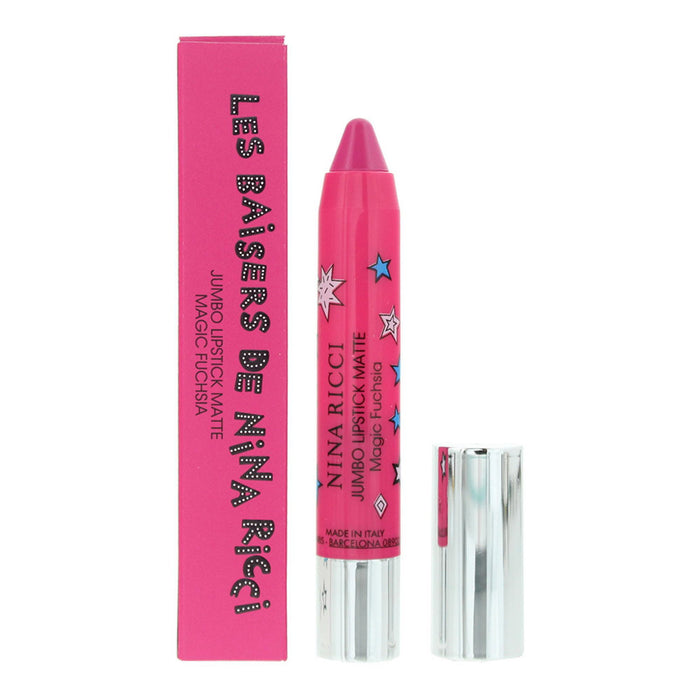 Ruj mat Nina Ricci Les Baisers de Nina Ricci, nuanța Magic Fuchsia, 2,5 g, tester