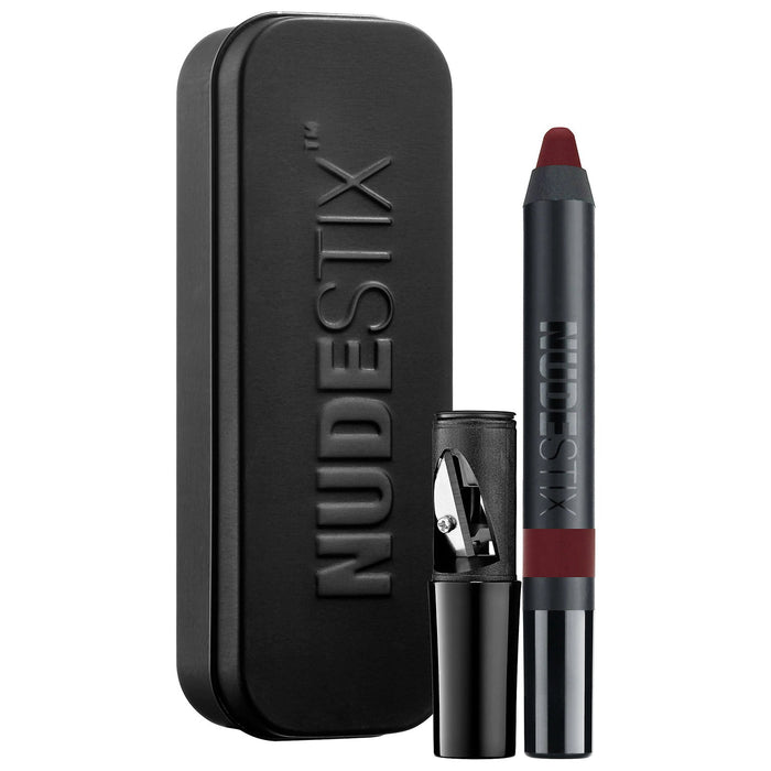 Creion de buze și fard de obraz 2-în-1 Nudestix Intense Matte, nuanța Icon, 2,8 g