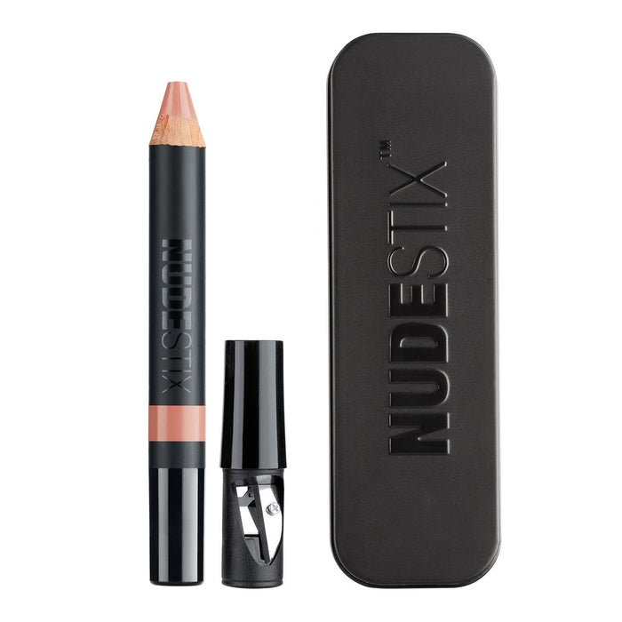 Creion de buze și fard de obraz 2-în-1 Nudestix Intense Matte, nuanța Whisper, 2,8 g