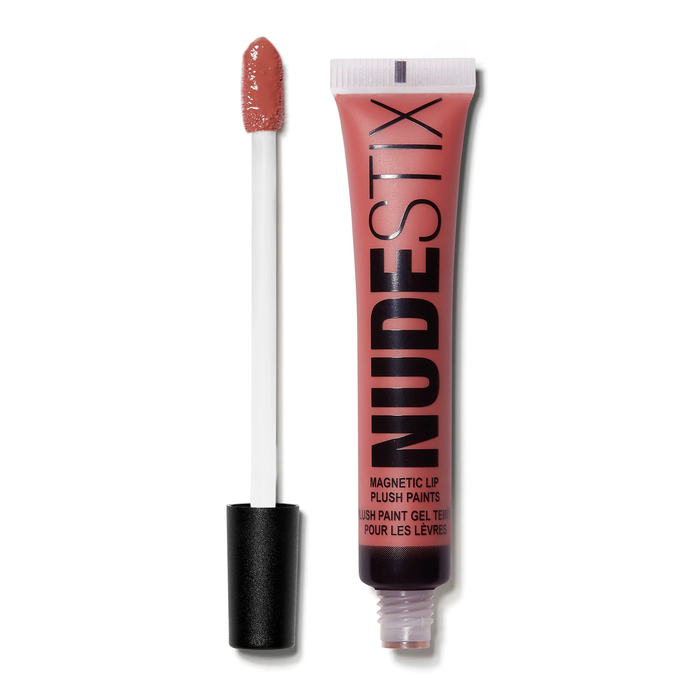 Luciu de buze Nudestix Magnetic Lip, nuanța Waikiki Rose, 10 ml