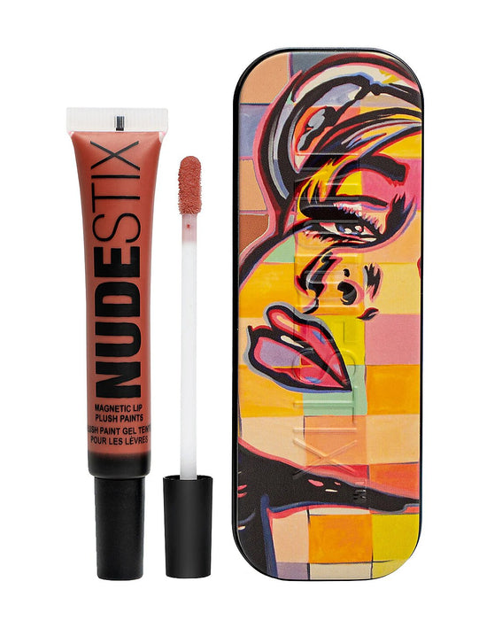 Luciu de buze Nudestix Magnetic Lip Plush Paint, nuanța Paprika iute, 10 ml