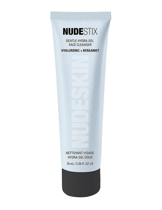 Gel de curățare facială Nudestix Nudeskin, cu acid hialuronic și bergamotă, 70 ml