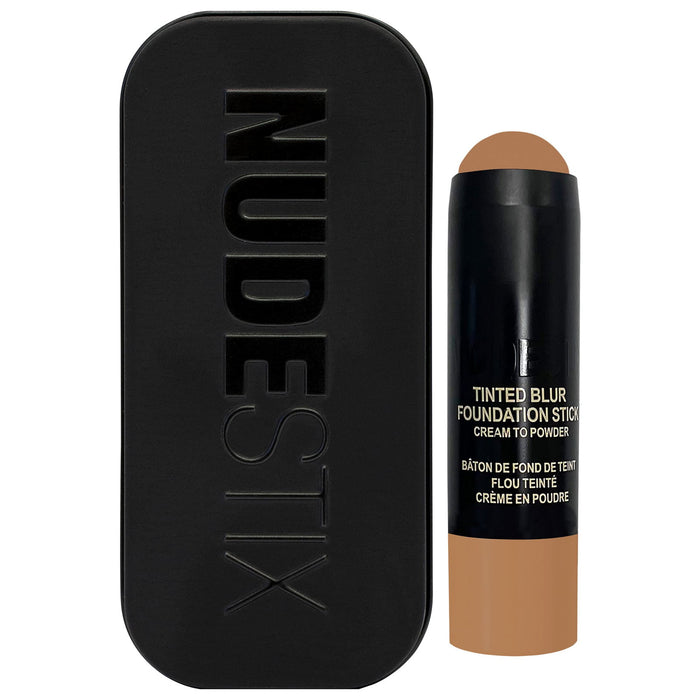 Fond de ten stick Nudestix Tinted Blur, nuanța 6 Medium, efect cremă-pudră, 6 g