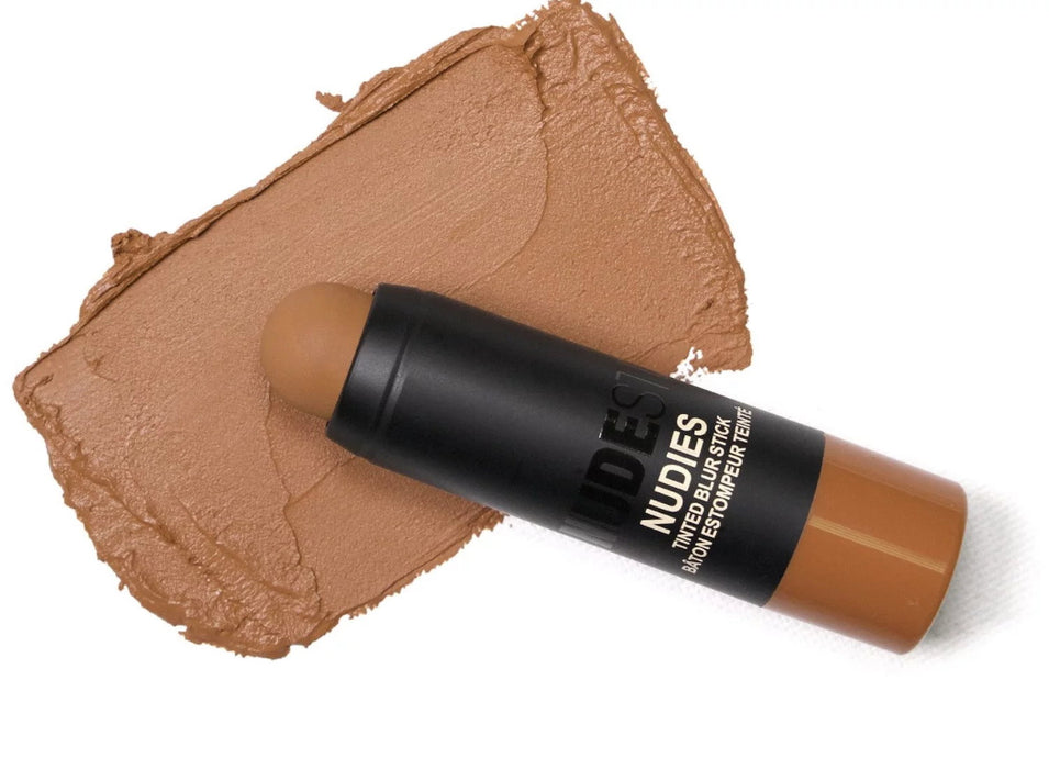 Fond de ten stick Nudestix Tinted Blur, nuanța 6 Medium, efect cremă-pudră, 6 g