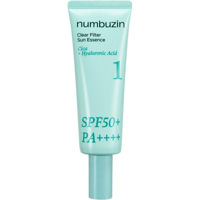 Esență de protecție solară Numbuzin No.1 Clear Filter Sun Essence, hidratantă, pentru față, SPF 50+ PA++++, 50 ml