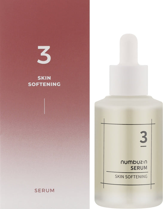 Ser facial Numbuzin No. 3 Skin Softening, pentru față, 50 ml