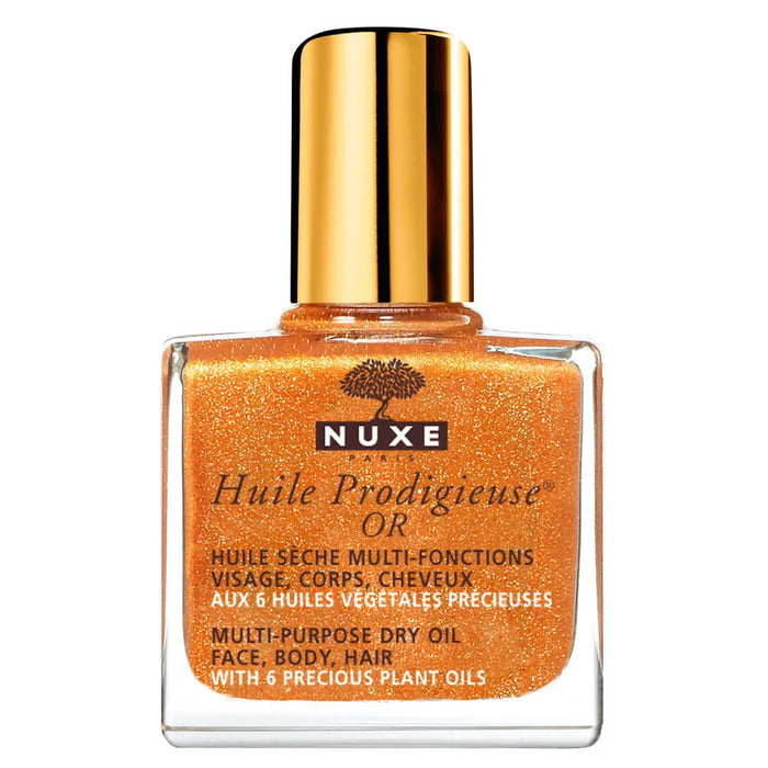 Ulei uscat multifuncțional Nuxe Huile Prodigieuse Or, pentru corp, față și păr, miniatură 10 ml