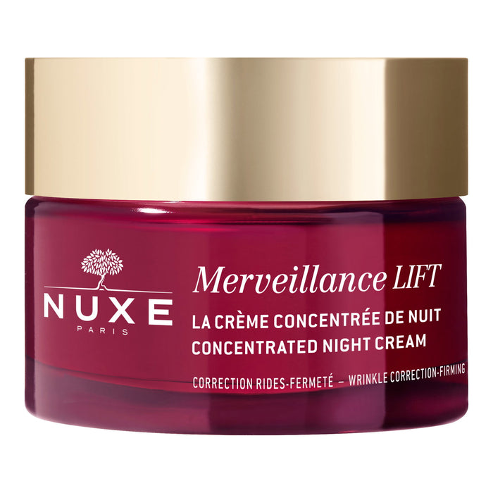 Cremă de față Nuxe Merveillance Lift, de noapte, concentrată, antirid și pentru fermitate, 50 ml