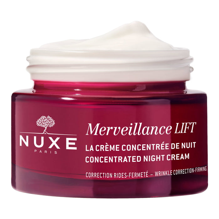Cremă de față Nuxe Merveillance Lift, de noapte, concentrată, antirid și pentru fermitate, 50 ml