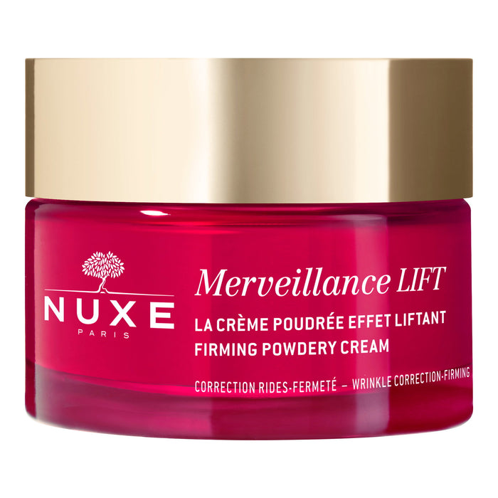 Cremă de față Nuxe Merveillance Lift Powdery, cu efect pudrat și de fermitate, de zi, vegană, 50 ml