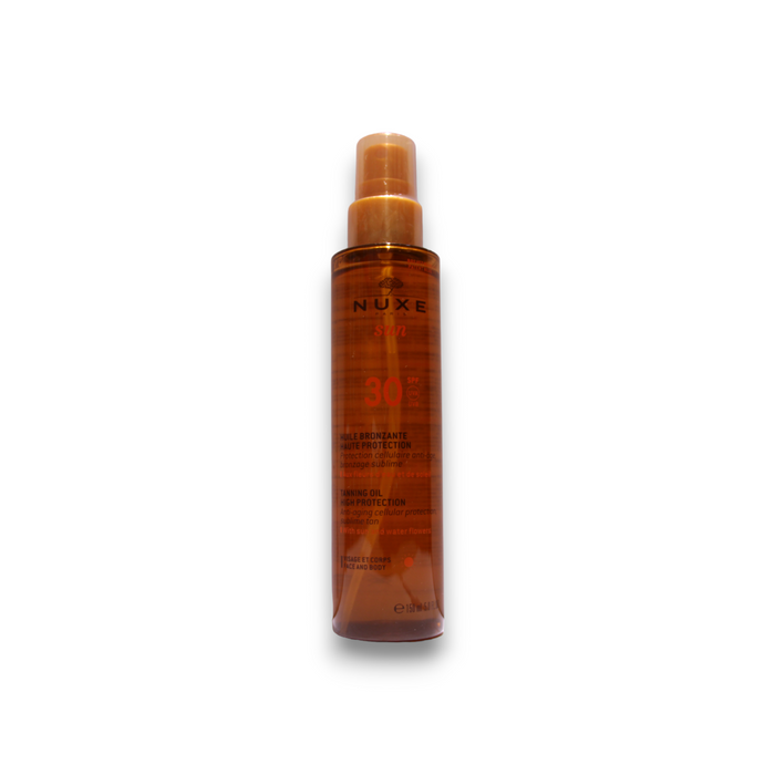 Ulei de bronzat Nuxe Sun, antiîmbătrânire, SPF 30, 150 ml