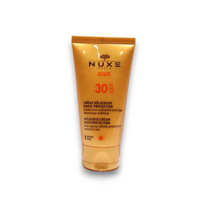 Cremă de soare Nuxe Sun Delicious, pentru față, SPF 30, 50 ml
