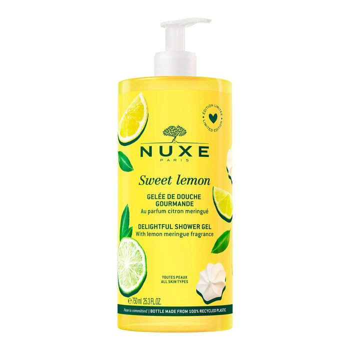 Gel de duș Nuxe Sweet Lemon, pentru toate tipurile de piele, 750 ml
