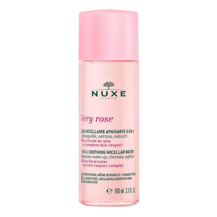 Apă micelară Nuxe Very Rose, 3 în 1, calmantă, pentru piele sensibilă, 100 ml