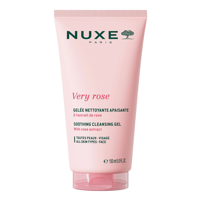 Gel de curățare Nuxe Very Rose, calmant, pentru toate tipurile de ten, 150 ml