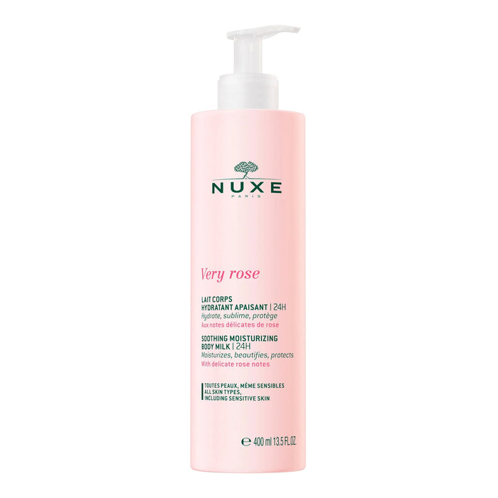 Lapte de corp Nuxe Very Rose, hidratant, calmant, 400 ml