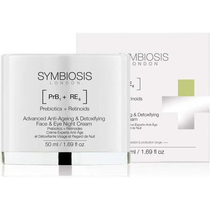 Crema de noapte Symbiosis London cu Prebiotice și Retinoizi