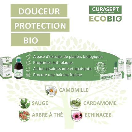 Pastă de dinți Curasept Ecobio, naturală, 75ml