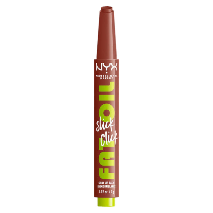 Balsam de buze NYX Fat Oil Slick Click, transparent, 05, 2 g