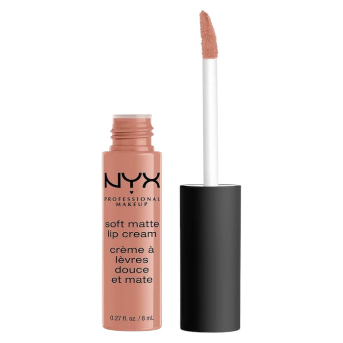 Ruj lichid Nyx Soft Matte Lip Cream, nuanța 02 Stockholm, finisaj mat, 8 ml