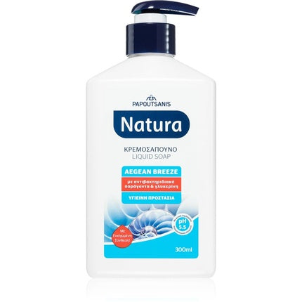 Sabon lichid Papoutsanis Natura, Aegean Breeze, 300 ml