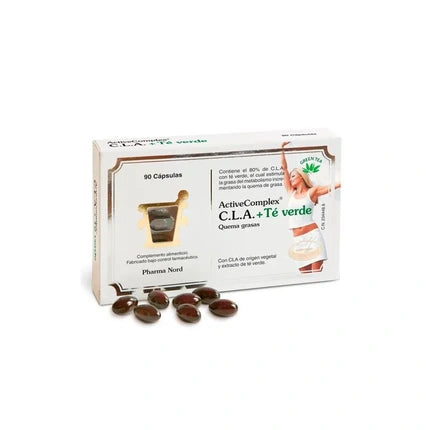 Complement Alimentar Pharma Nord ActiveComplex CLA + Ceai Verde, 90 Capsule