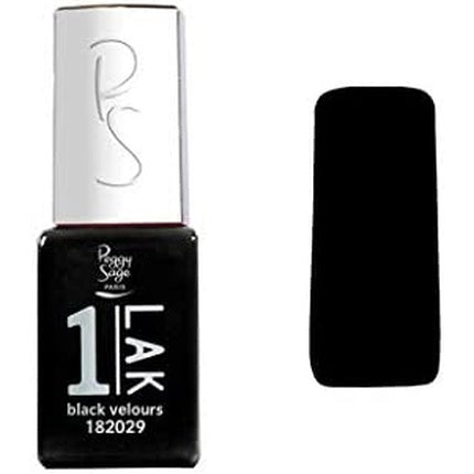 Lac unghii semi-permanent Peggy Sage 1-LAK Black Velours 5ml