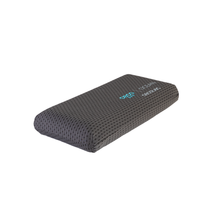 Pernă ergonomică Cecotec Flow Select Ocean 70 cm, miez viscoelastic, ulei esențial de flori de portocal