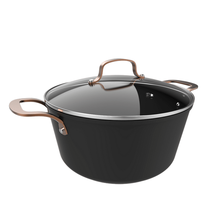 Oală Cecotec Polka Fantasy 28 Pot Golden, 7,1 l, 28 cm, aluminiu forjat