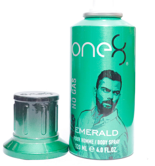 Spray parfumat One 8 Emerald, No Gas, pentru bărbați, 120 ml