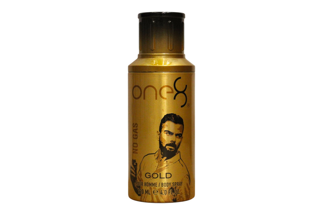 Spray parfumat One 8 No Gas Gold, pentru bărbați, 120 ml